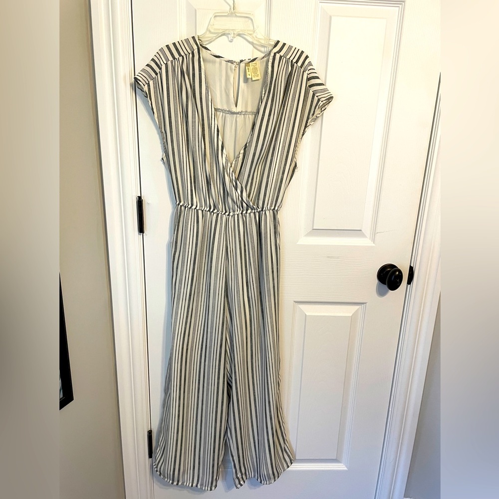 Black and white jumpsuit